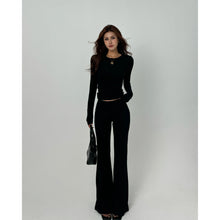 Load image into Gallery viewer, High-Quality Casual Women's Loose Long Leggings Spring Autumn Season Fashionable Flared Pants Comfortable Polyester Fiber - Dollhouse-Collection
