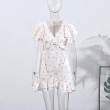 Load image into Gallery viewer, The Elise Ruffle Wrap Mini Dress - Dollhouse-Collection