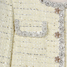 Load image into Gallery viewer, New fashion retro light luxury socialite high-end heavy industry diamond beads temperament small fragrance jacket - Dollhouse-Collection