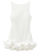 Load image into Gallery viewer, Sculpted Ruffle Hem Mini Dress - Dollhouse-Collection