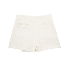 Load image into Gallery viewer, Old Money Cream Tailored Shorts - Dollhouse-Collection