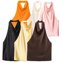 Load image into Gallery viewer, The It-Girl Satin Halter - Dollhouse-Collection