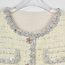 Load image into Gallery viewer, New fashion retro light luxury socialite high-end heavy industry diamond beads temperament small fragrance jacket - Dollhouse-Collection