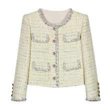 Load image into Gallery viewer, New fashion retro light luxury socialite high-end heavy industry diamond beads temperament small fragrance jacket - Dollhouse-Collection