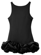 Load image into Gallery viewer, Sculpted Ruffle Hem Mini Dress - Dollhouse-Collection