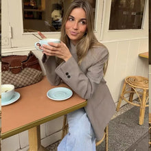 Load image into Gallery viewer, Women's Spring Blazers Blouse 2026 New Fashion Young Women's Elegant Travel Holiday Jackets Spring Street Sarm Blazers Jackets - Dollhouse-Collection