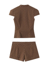 Load image into Gallery viewer, Espresso Muse Short Set - Dollhouse-Collection