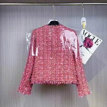 Load image into Gallery viewer, Spring Autumn 2025New Coat Women Design Sense Korean Overcoat Fragrance Jacket Tweed Temperament Outwear Slim Fashion Top Female - Dollhouse-Collection