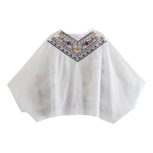 Load image into Gallery viewer, European And American Style Autumn New Women Clothing V-neck Loose Retro Heavy Embroidery Bat Shirt Top Skirt Street Style Suit - Dollhouse-Collection