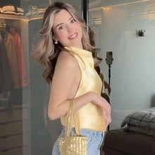 Load image into Gallery viewer, The It-Girl Satin Halter - Dollhouse-Collection