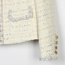 Load image into Gallery viewer, New fashion retro light luxury socialite high-end heavy industry diamond beads temperament small fragrance jacket - Dollhouse-Collection