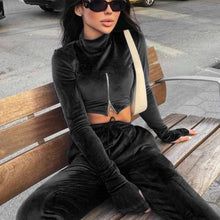 Load image into Gallery viewer, Anastasia lounge set in black Dollhouse-Collection