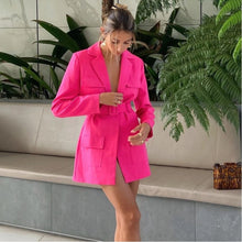 Load image into Gallery viewer, Billiie Blazer Dress in pink Dollhouse-Collection