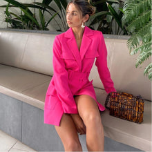 Load image into Gallery viewer, Billiie Blazer Dress in pink Dollhouse-Collection