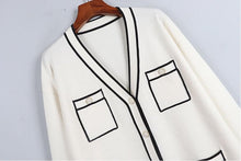 Load image into Gallery viewer, Chantal Cardigan Dress White Dollhouse-Collection