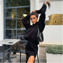 Load image into Gallery viewer, Ciara Knitted Coord Black Dollhouse-Collection