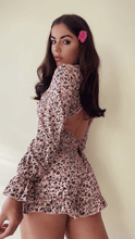 Load image into Gallery viewer, Ditsy Floral Frill Detail Open Back Playsuit - Dollhouse-Collection