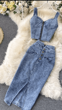 Load image into Gallery viewer, Dolly 2 piece in Denim Dollhouse-Collection