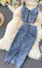 Load image into Gallery viewer, Dolly 2 piece in Denim Dollhouse-Collection