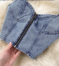 Load image into Gallery viewer, Dolly 2 piece in Denim Dollhouse-Collection