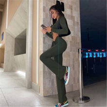 Load image into Gallery viewer, Dominique Loungewear Set in Kaki Dollhouse-Collection