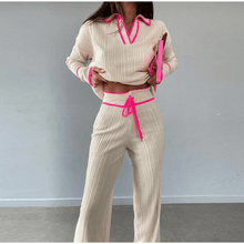 Load image into Gallery viewer, Donna Set with pink trim Dollhouse-Collection