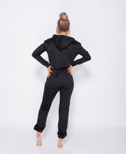 Load image into Gallery viewer, Drawstring Detail Cropped Hoodie & Jogging Trousers Set - Dollhouse-Collection