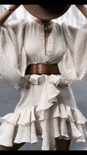Load image into Gallery viewer, Florence Frill Hem Dress Apricot Dollhouse-Collection