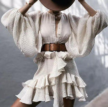 Load image into Gallery viewer, Florence Frill Hem Dress Dollhouse-Collection Apricot S