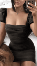Load image into Gallery viewer, If You Please Puff Sleeve Mini Black -  Dollhouse-Collection