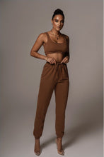 Load image into Gallery viewer, In Love with Loungewear Set in Brown Dollhouse-Collection