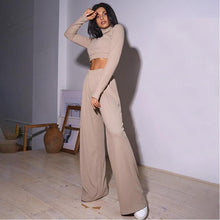 Load image into Gallery viewer, Kelly Cropped Coord Beige Dollhouse-Collection