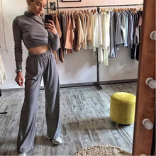 Load image into Gallery viewer, Kelly Cropped Coord Grey Dollhouse-Collection