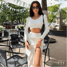 Load image into Gallery viewer, Kimmi 2 piece coord set white Dollhouse-Collection