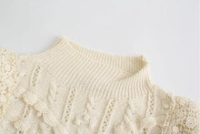 Load image into Gallery viewer, Lacey FrillFront Jumper Cream Dollhouse-Collection