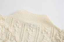 Load image into Gallery viewer, Lacey FrillFront Jumper Cream Dollhouse-Collection