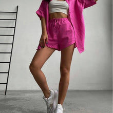 Load image into Gallery viewer, Maya Fuschia shirt and shorts set Dollhouse-Collection
