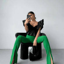 Load image into Gallery viewer, Nina ruffle top Dollhouse-Collection