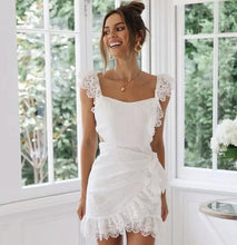 Load image into Gallery viewer, Pretty as a Picture Mini Dress Dollhouse-Collection White S