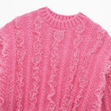 Load image into Gallery viewer, Rose Ruffle knit Dollhouse-Collection
