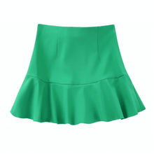 Load image into Gallery viewer, Ruffle skirt in evergreen Dollhouse-Collection