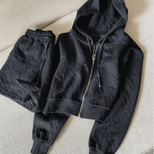 Load image into Gallery viewer, Rylee letter lounge set in black Dollhouse-Collection