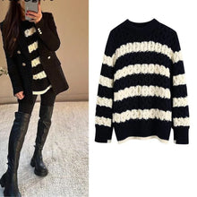 Load image into Gallery viewer, Samantha Striped Knit Dollhouse-Collection