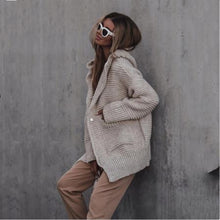 Load image into Gallery viewer, Serena Hooded Knit Beige Dollhouse-Collection