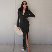 Load image into Gallery viewer, Serenity dress in black Dollhouse-Collection