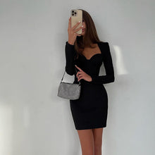 Load image into Gallery viewer, Simmi Sweetheart dress in black Dollhouse-Collection