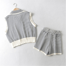 Load image into Gallery viewer, Talia Striped Coord Shorts Set Dollhouse-Collection