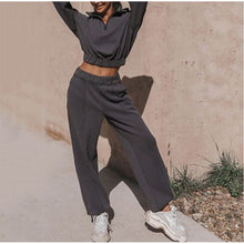 Load image into Gallery viewer, Terrie Tracksuit in Charcoal Dollhouse-Collection