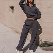 Load image into Gallery viewer, Terrie Tracksuit in Charcoal Dollhouse-Collection