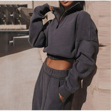 Load image into Gallery viewer, Terrie Tracksuit in Charcoal Dollhouse-Collection